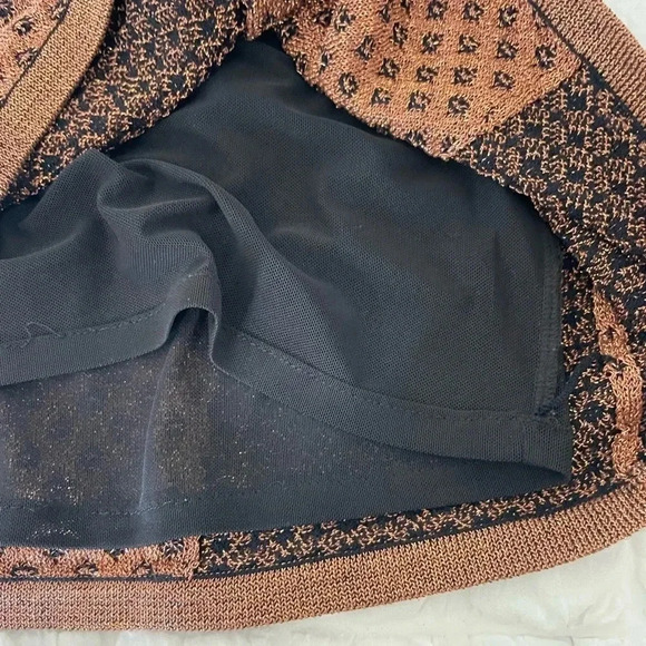 Rag & Bone Amanda bronze metallic mesh mini dress - Picture 8 of 11